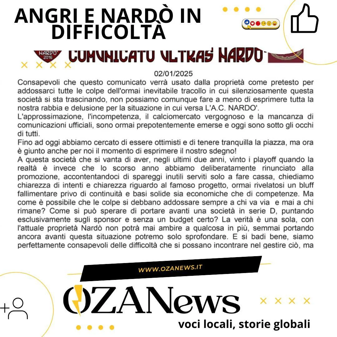 Serie D in fermento: le difficoltà  di Angri e Nardò