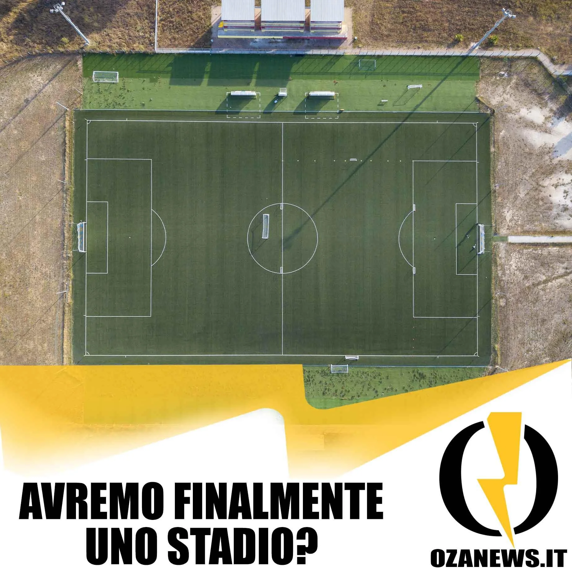 Si spera in un finanziamento del CONI per l’ultimazione dello stadio comunale di Ugento