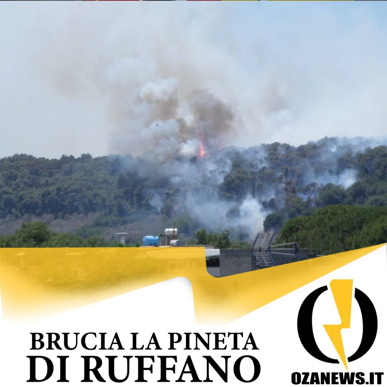 Canadair da Lamezia Terme per salvare le serre di Ruffano – TUTTI I VIDEO