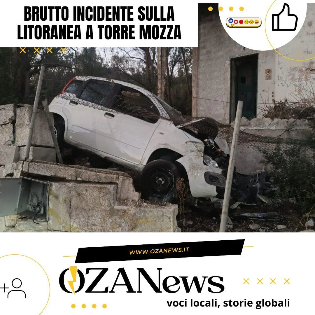 Brutto incidente a Torre Mozza