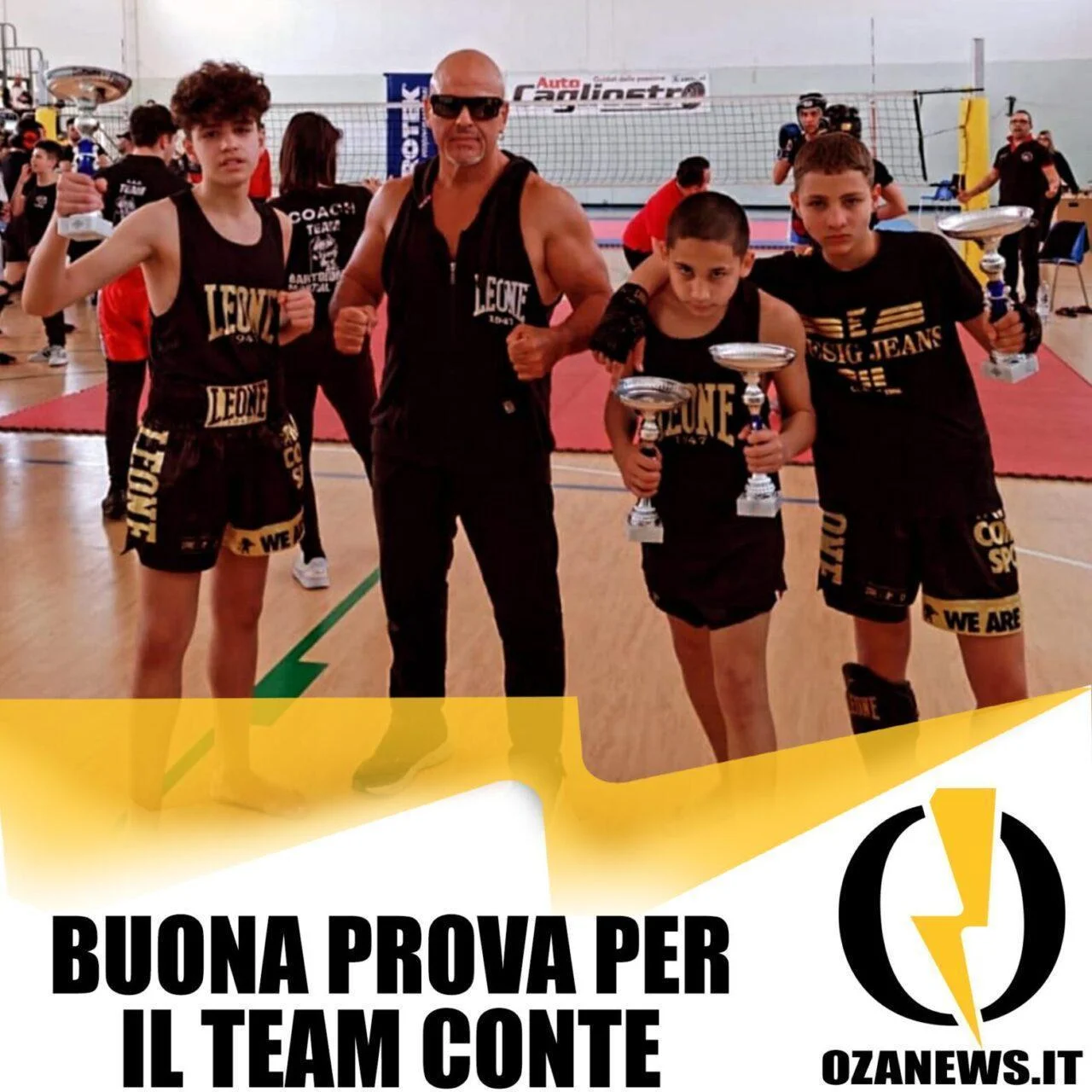 Il team Conte torna vittorioso dalla Coppa Italia