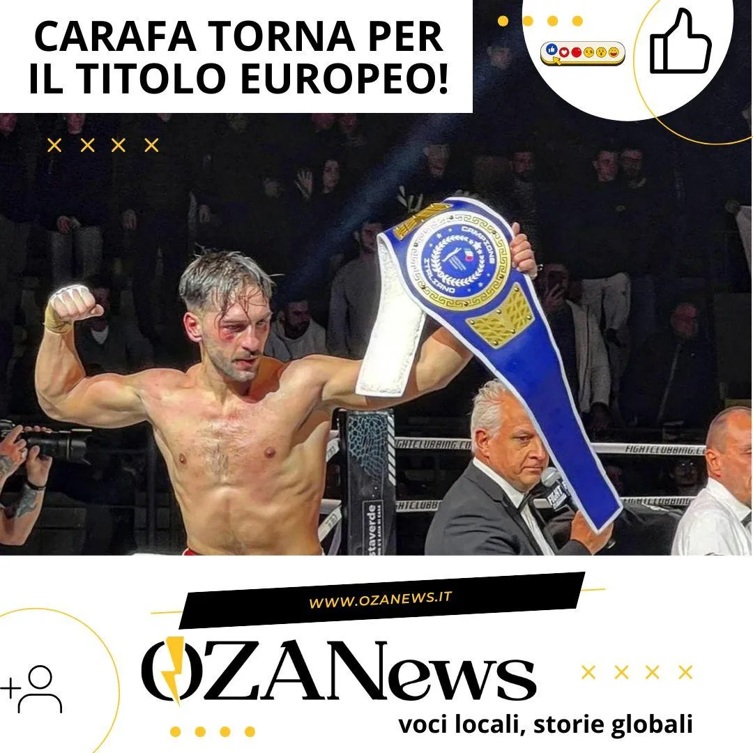 Giuseppe Carafa torna sul ring per un titolo europeo
