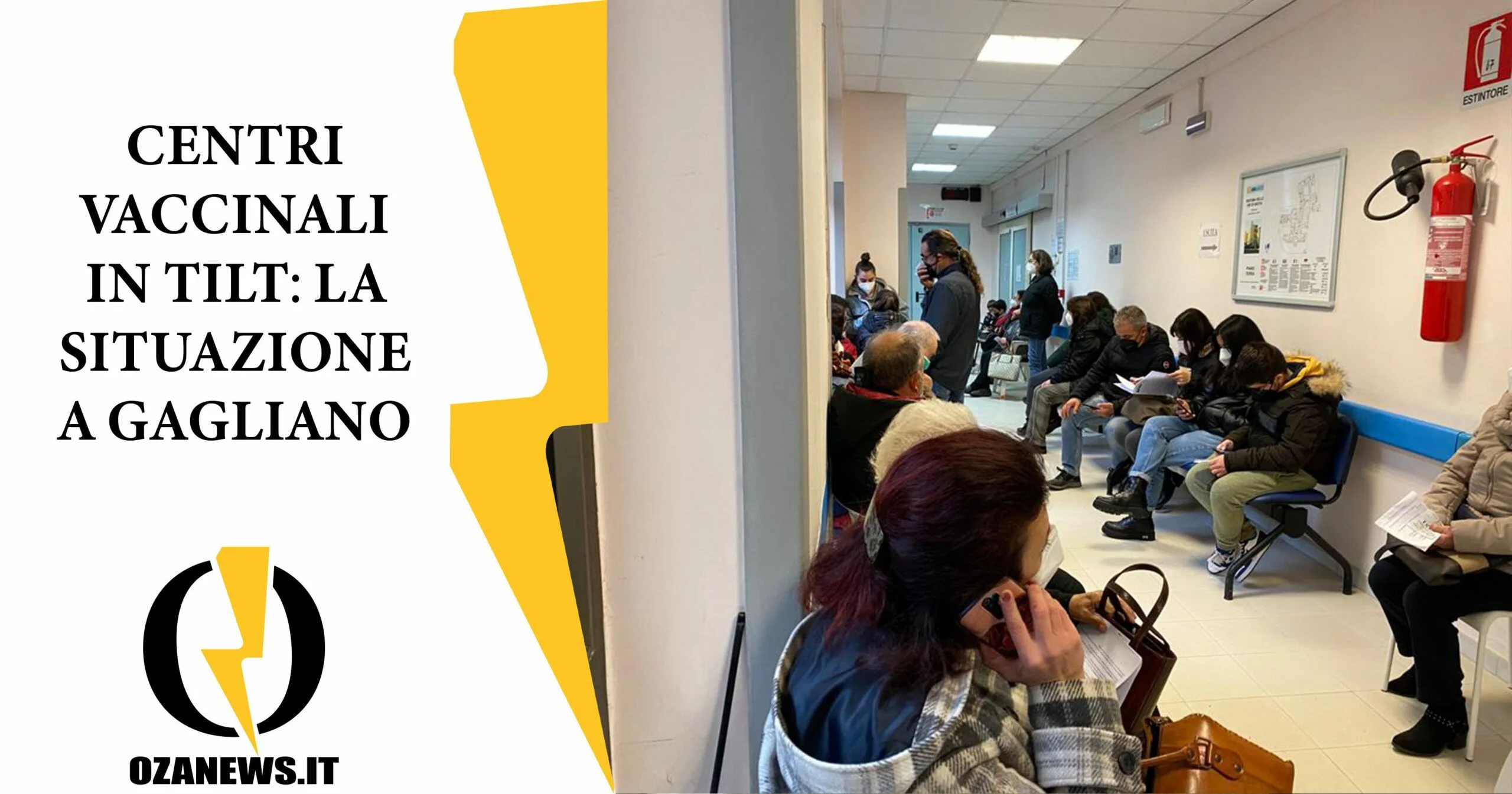 Centri vaccinali in tilt: la situazione di Gagliano