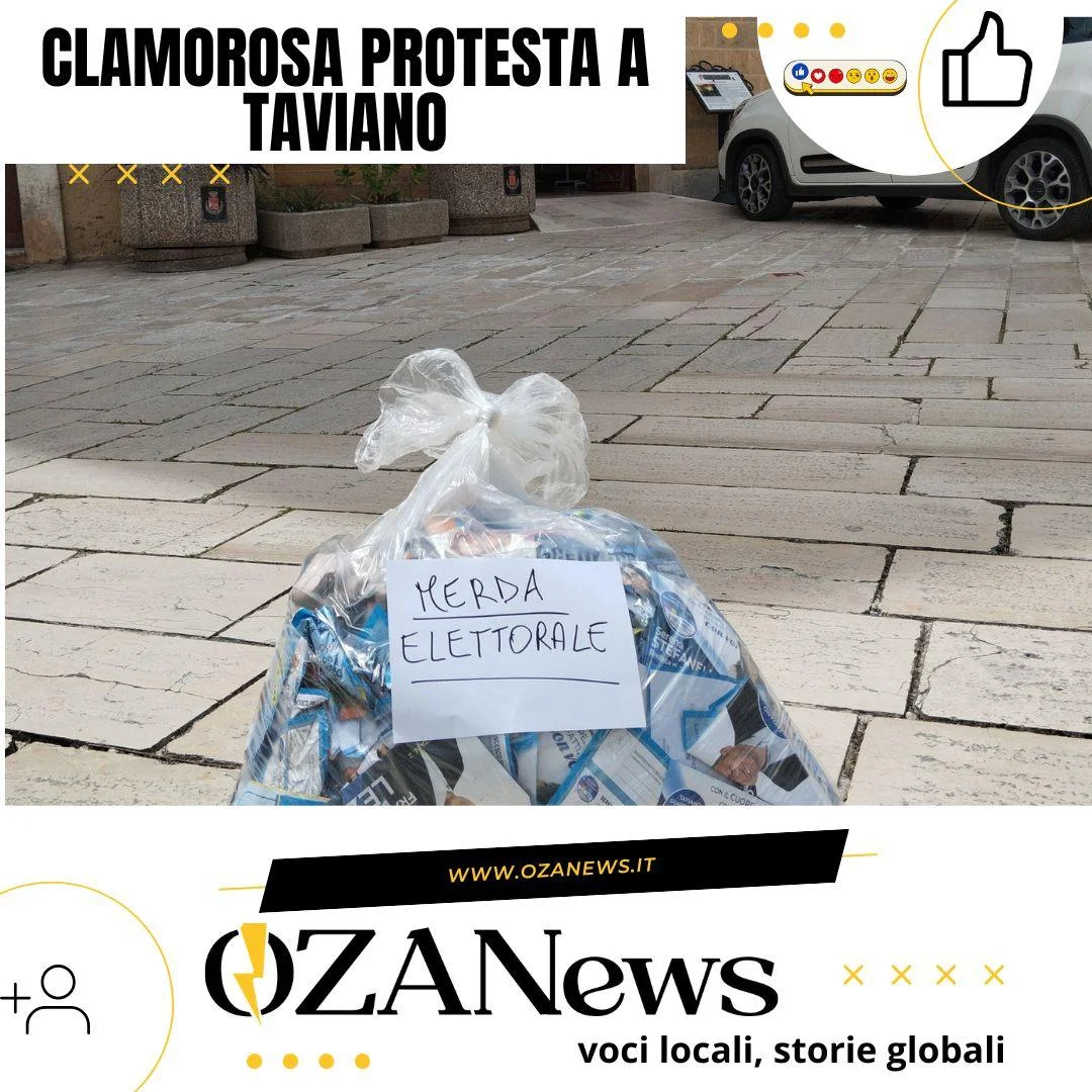 Taviano, la campagna elettorale si trasforma in degrado: la denuncia di Francesco Chetta scuote la città