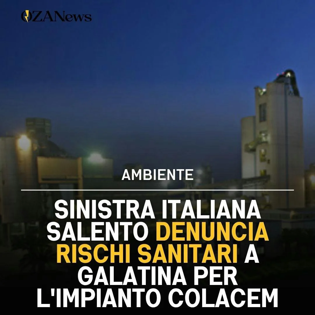Colacem Galatina: Allerta salute nel Salento