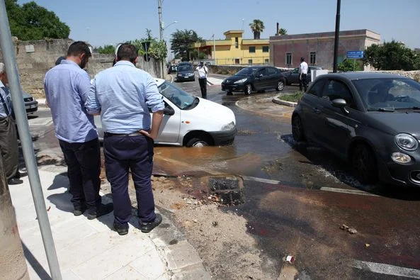 rottura conduttura idrica
