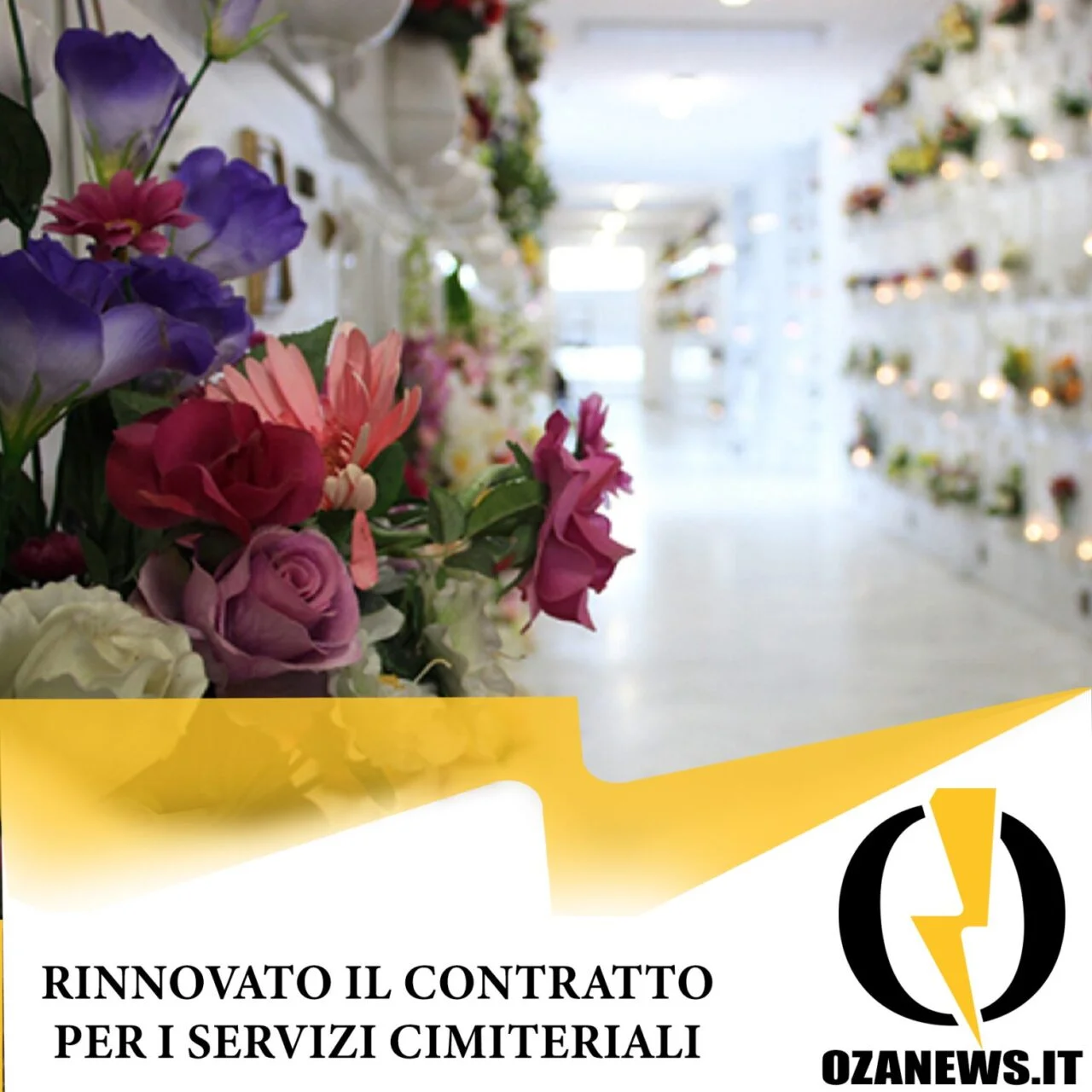 Rinnovata la convenzione per la gestione del cimitero di Ugento