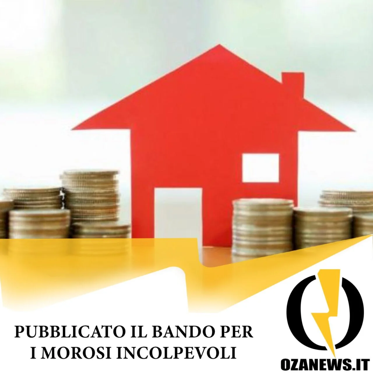Pubblicato il bando per aiutare i morosi incolpevoli.