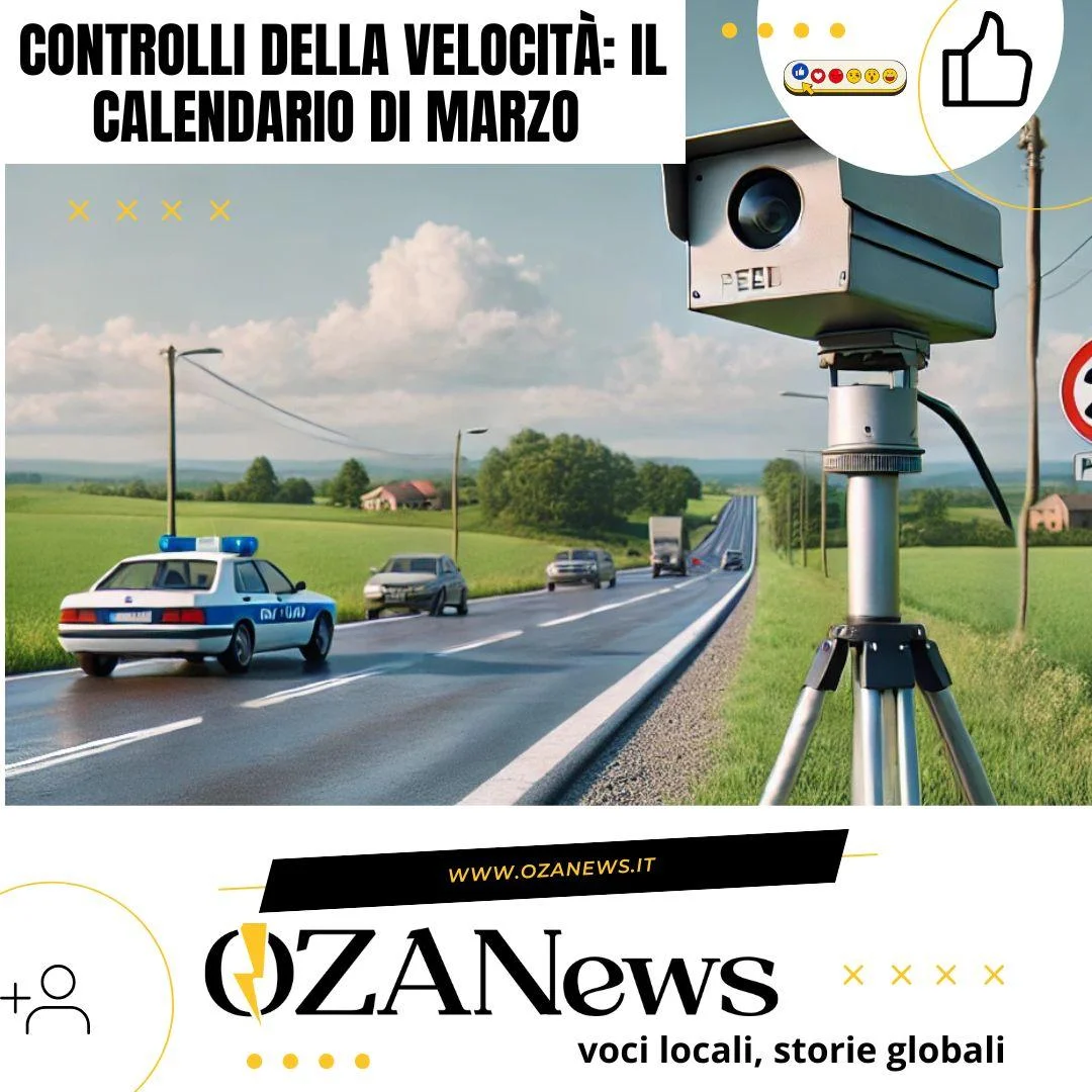 Controlli sulle strade provinciali: il calendario di marzo 2025