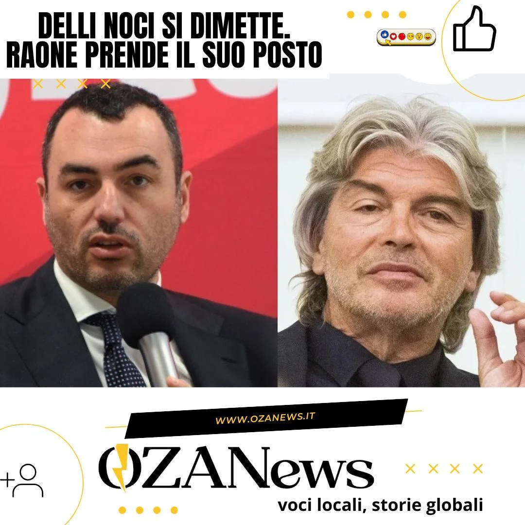 Delli Noci si dimette. Raone prende il suo posto