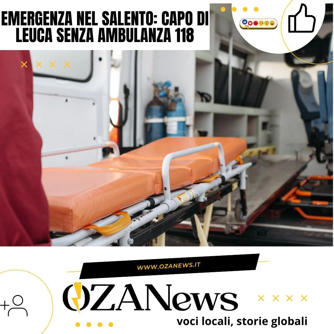 Emergenza nel Salento: Capo di Leuca senza ambulanza 118