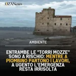 entrambe le torri mozze sono a rischio mentre a piombino partono i lavori a ugento lemergenza resta irrisolta