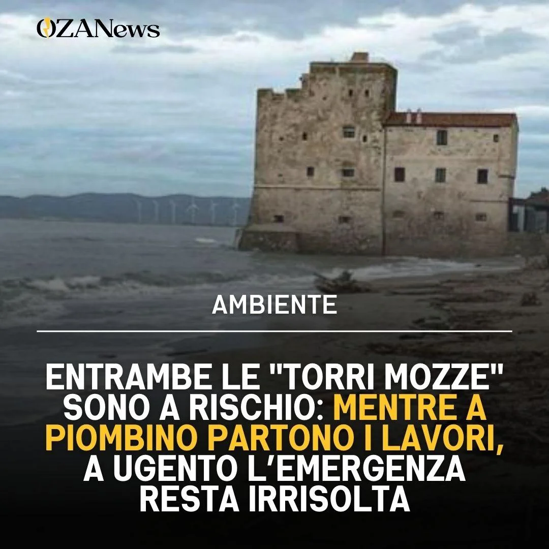 Erosione Costiera: Situazione a Torre Mozza e Ugento entrambe le torri mozze sono a rischio mentre a piombino partono i lavori a ugento lemergenza resta irrisolta