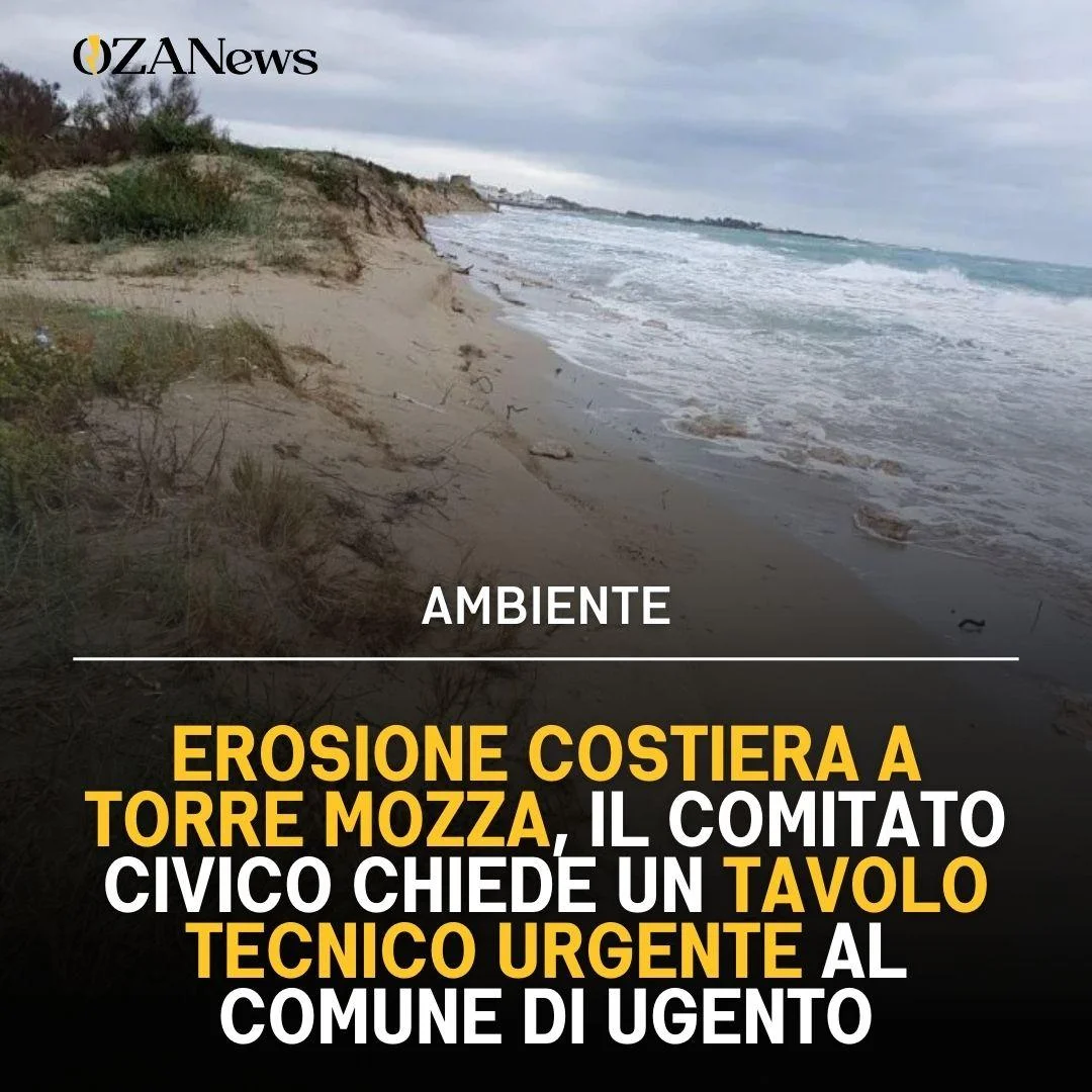 Erosione costiera a Ugento: un problema urgente