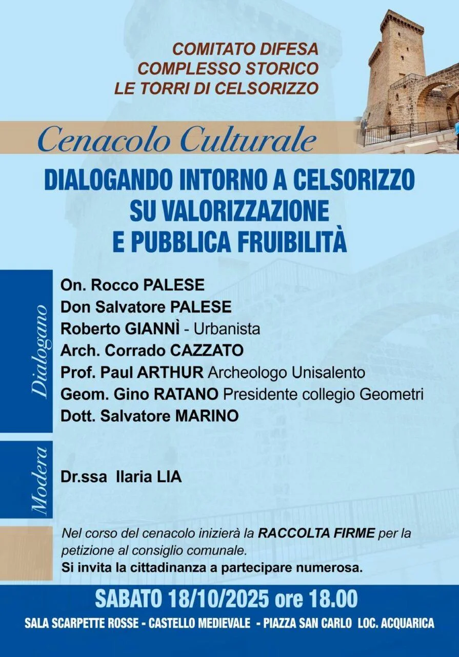 Celsorizzo tra valorizzazione e dibattito pubblico: il confronto