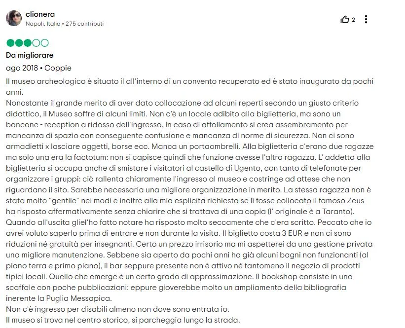 Tutta la storia del museo di Ugento