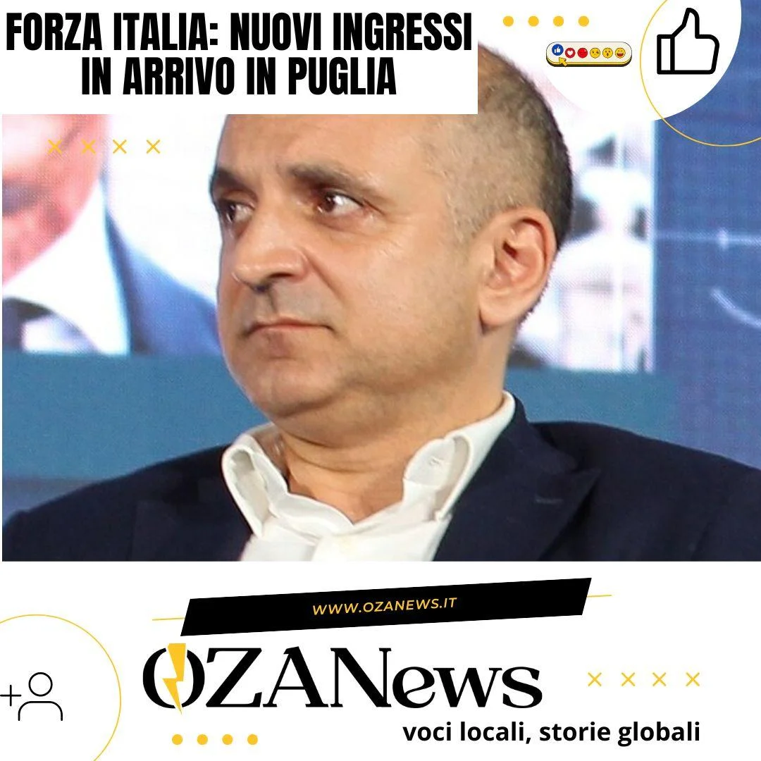 Forza Italia: nuovi ingressi in arrivo in Puglia