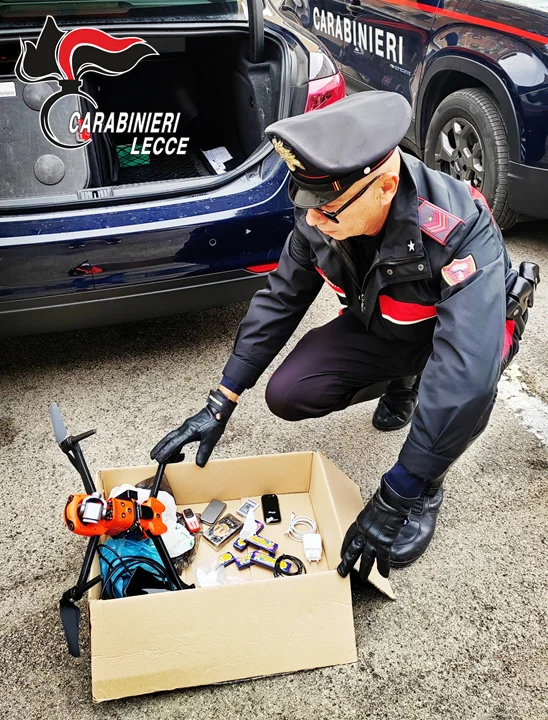 Drone intercettato dai Carabinieri