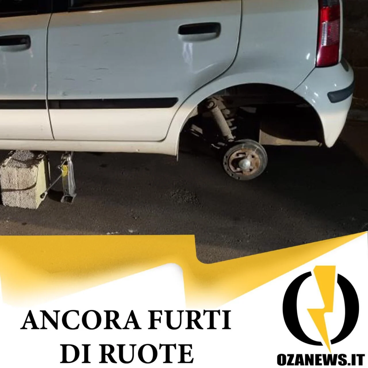 Furti ruote: Ancora una segnalazione