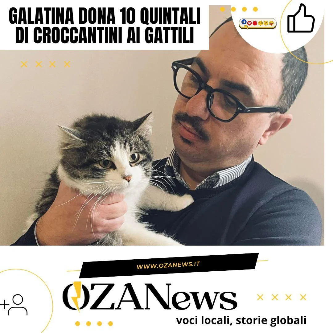 Galatina dona 10 quintali di croccantini ai gattili