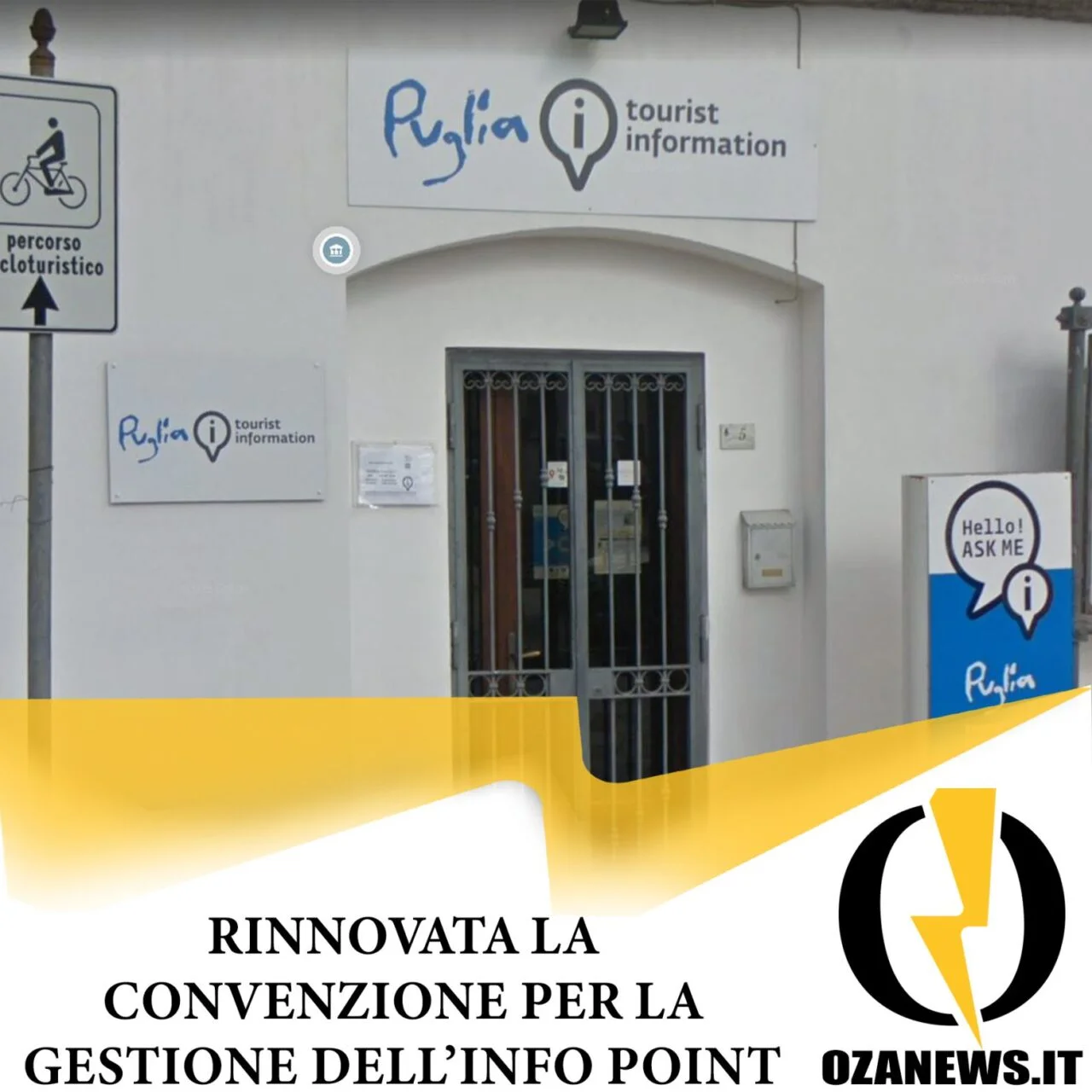 Rinnovata la convenzione per la gestione dell’info point di Ugento