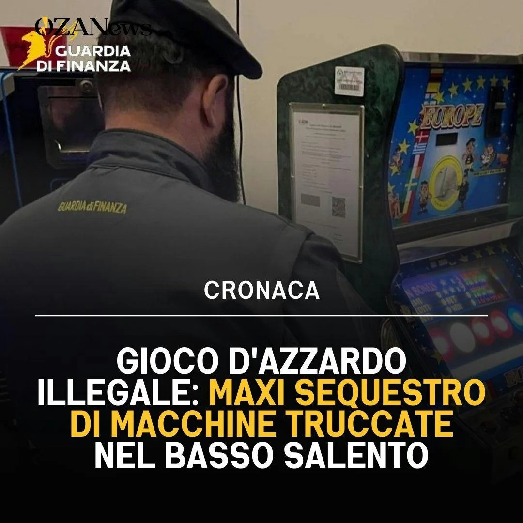 Sequestro di Apparecchi per Gioco D’azzardo in Salento