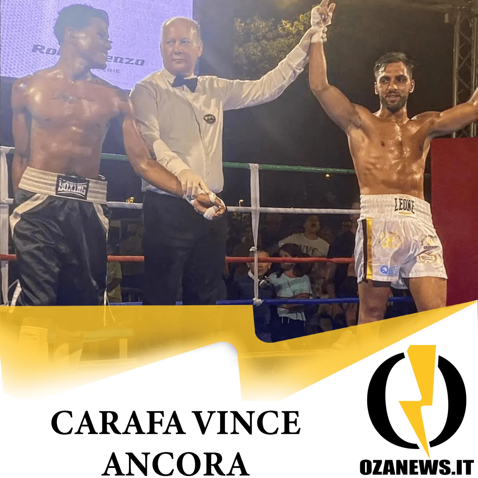 Giuseppe Carafa vince ancora: a Tricase 6 riprese a gran ritmo