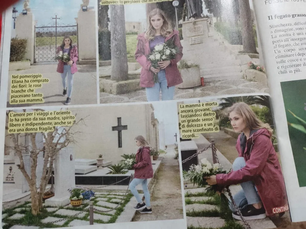 Immagine 1: Quella brutta storia del fotoromanzo nel cimitero di Ugento - Ugento