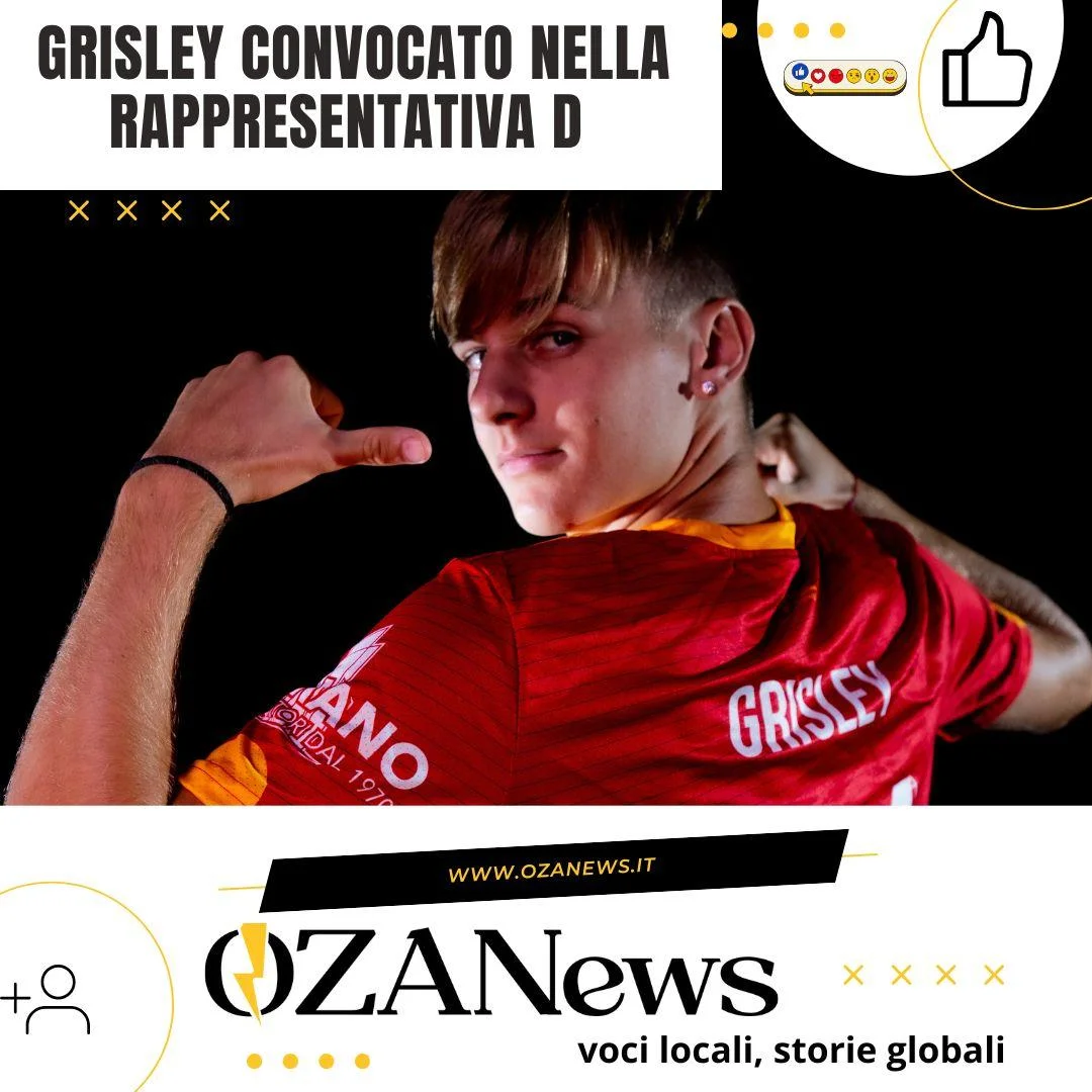 Samuele Grisley convocato nella rappresentativa nazionale di serie D