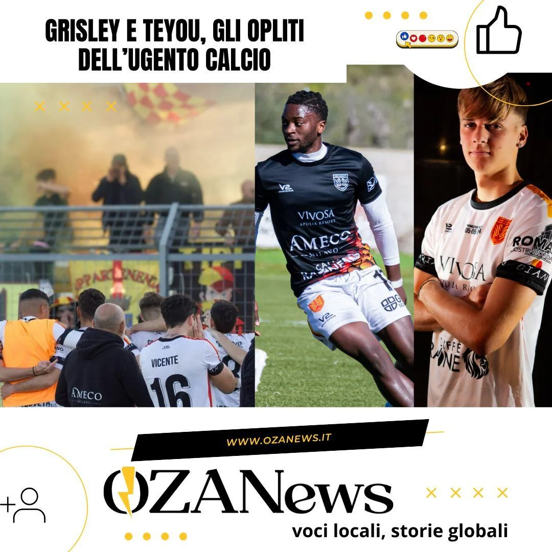 Grisley e Teyou, gli opliti dell’Ugento Calcio