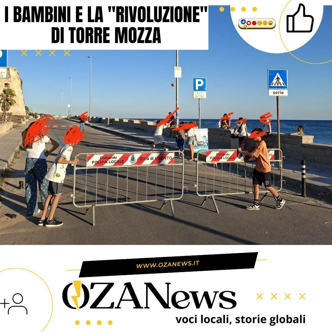 I bambini e la “rivoluzione” di Torre Mozza