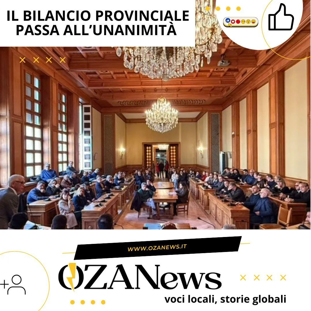 Il Bilancio di previsione 2025-2027 passa all’unanimità
