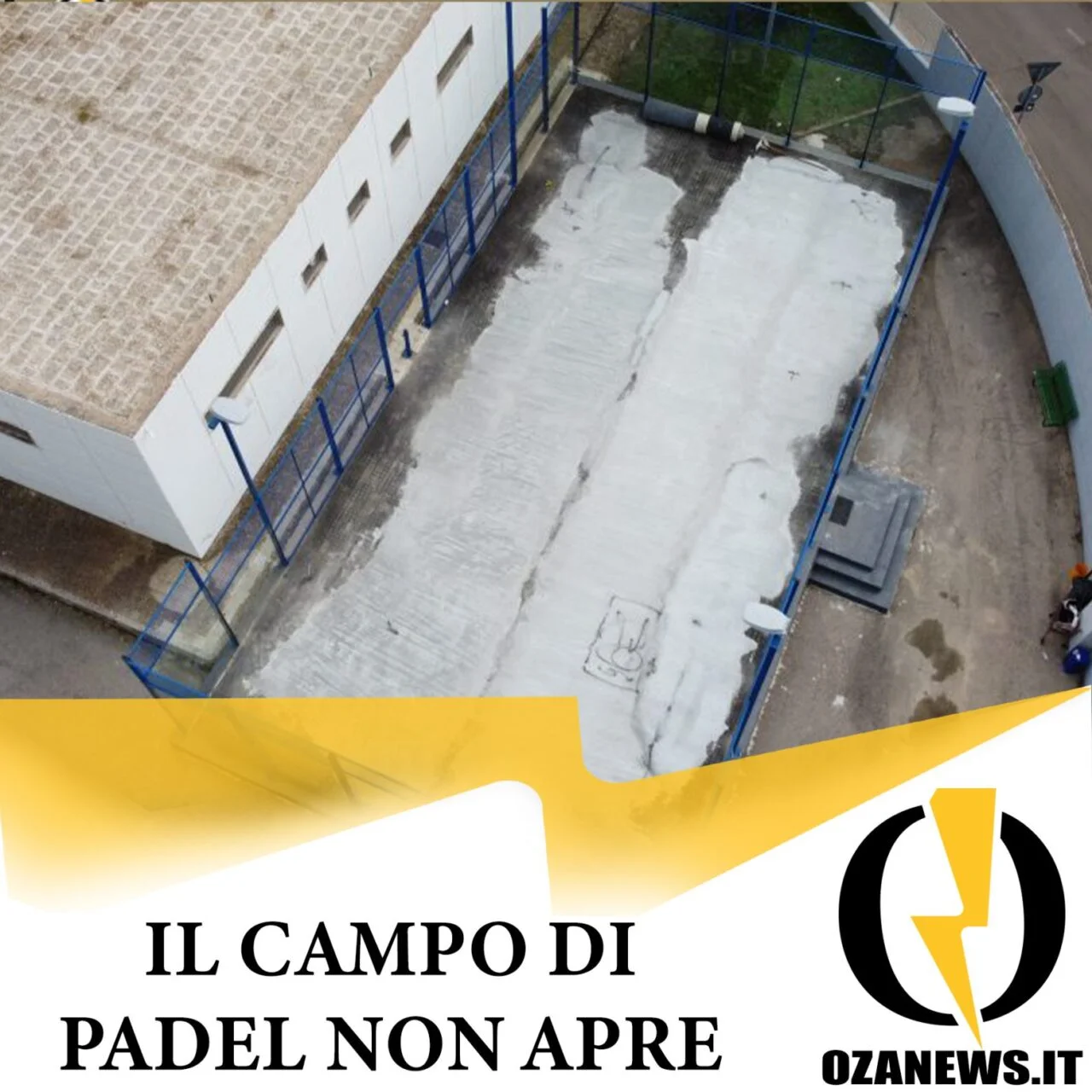 Il campo di padel di Ugento rimane chiuso