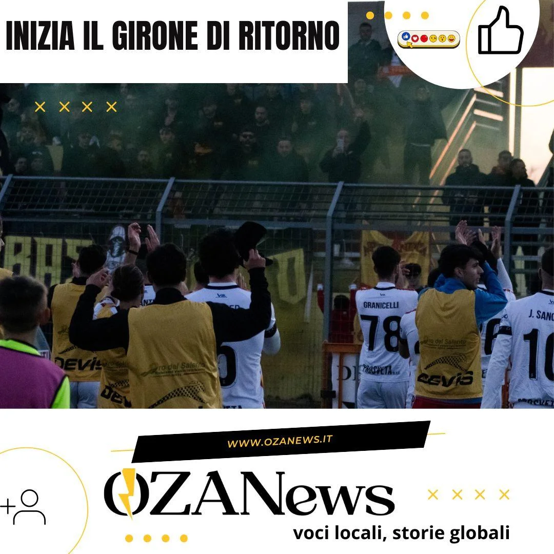 Inizia il ritorno per l’Ugento Calcio