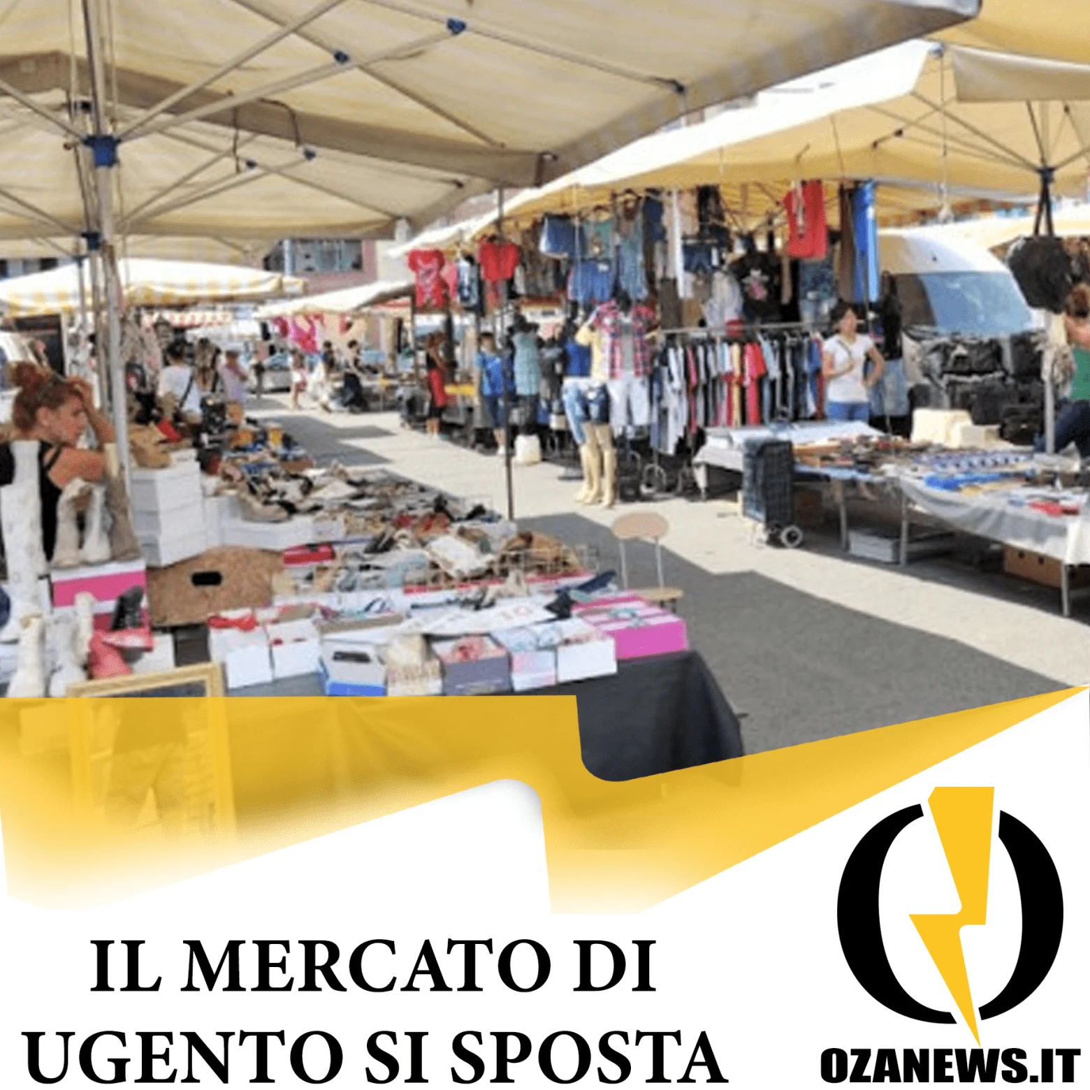 il mercato di ugento si sposta