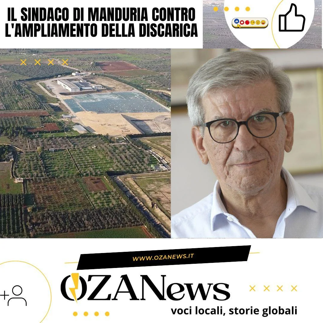 Il sindaco di Manduria contro l’ampliamento della discarica