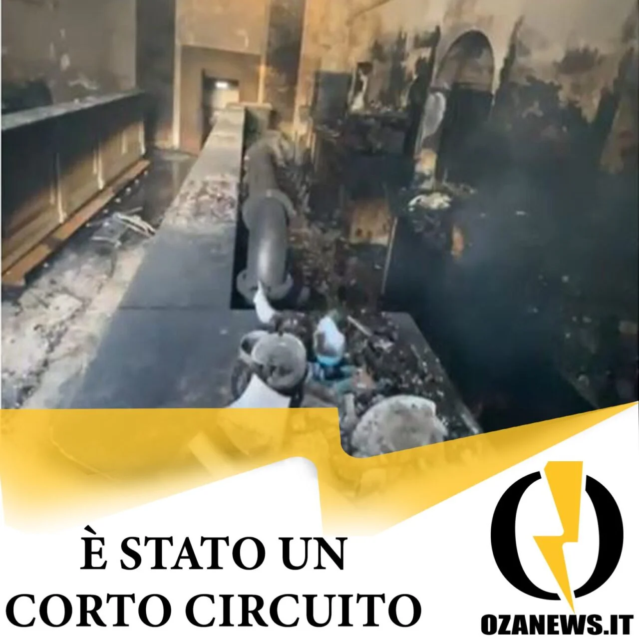 Un corto circuito alla base dell’incendio. Fiamme nell’Antico Monastero di Felline