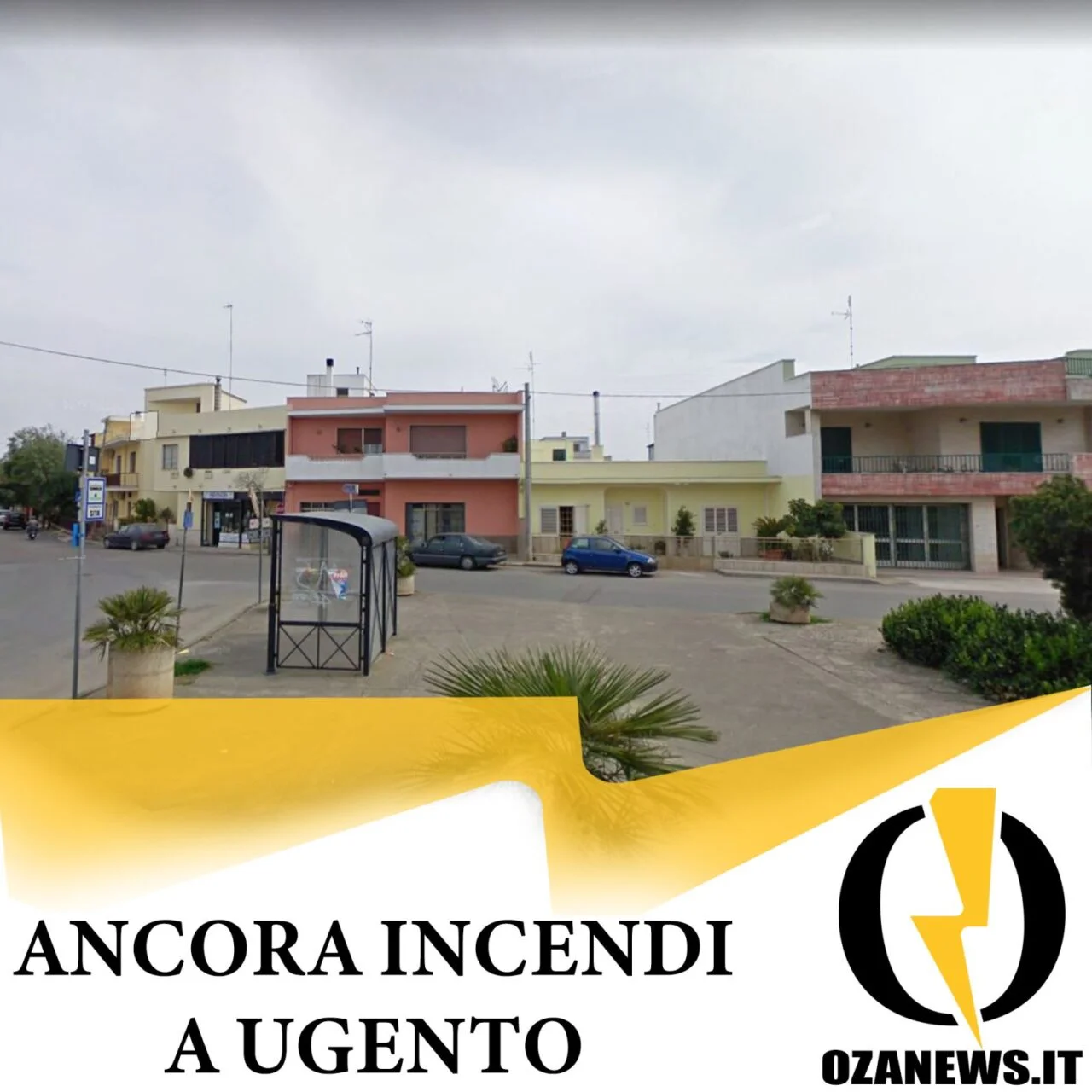 Incendio doloso distrugge due auto a Ugento