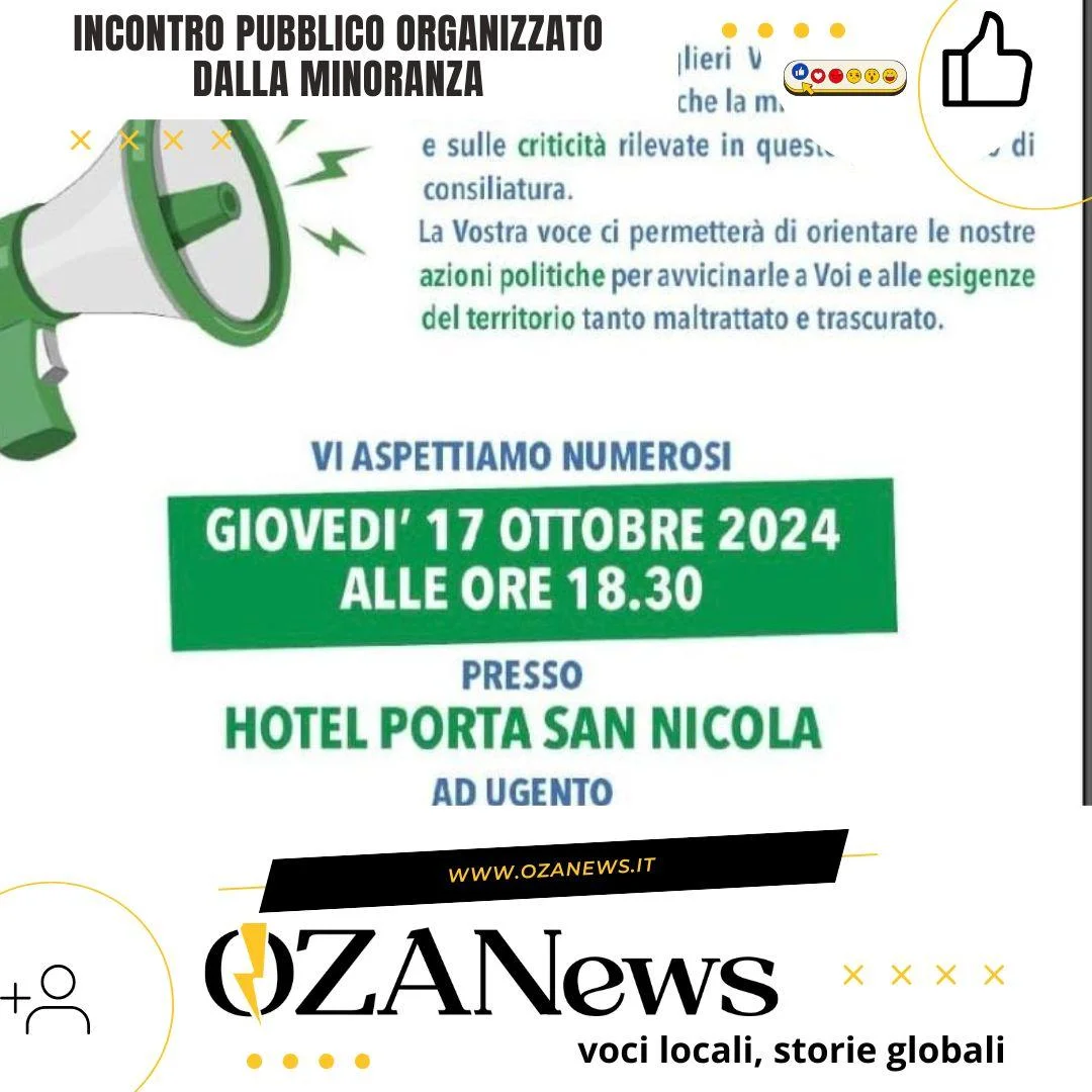 I Consiglieri di Minoranza incontrano i cittadini di Ugento