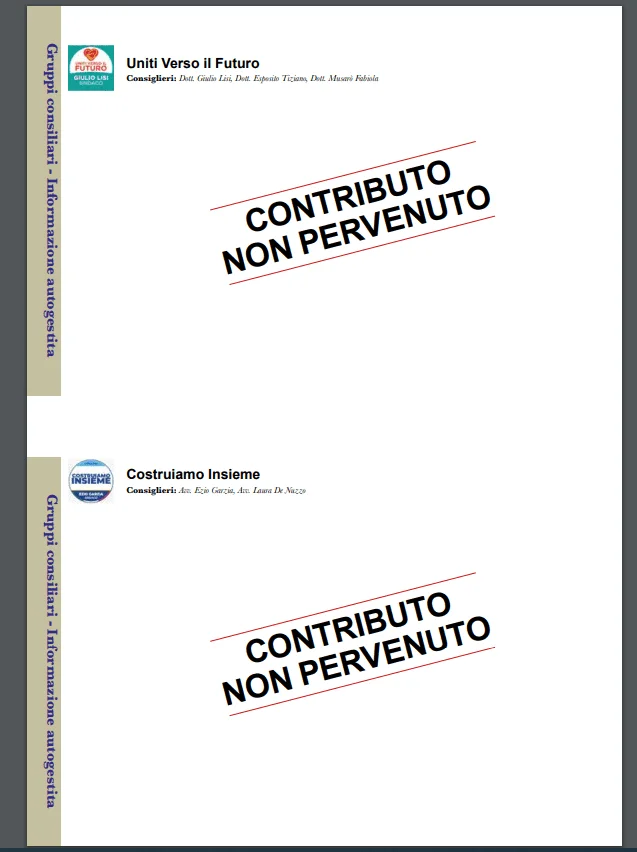 Sindaco e Vincenzo Scorrano contro le menzogne: torna la propaganda di Ausentum