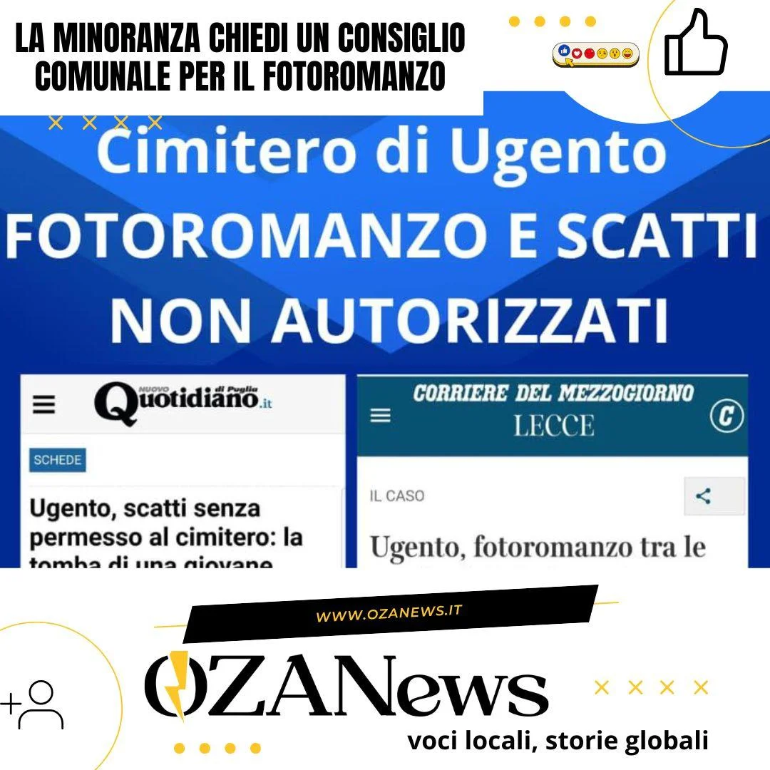 Il cimitero di Ugento trasformato in set fotografico