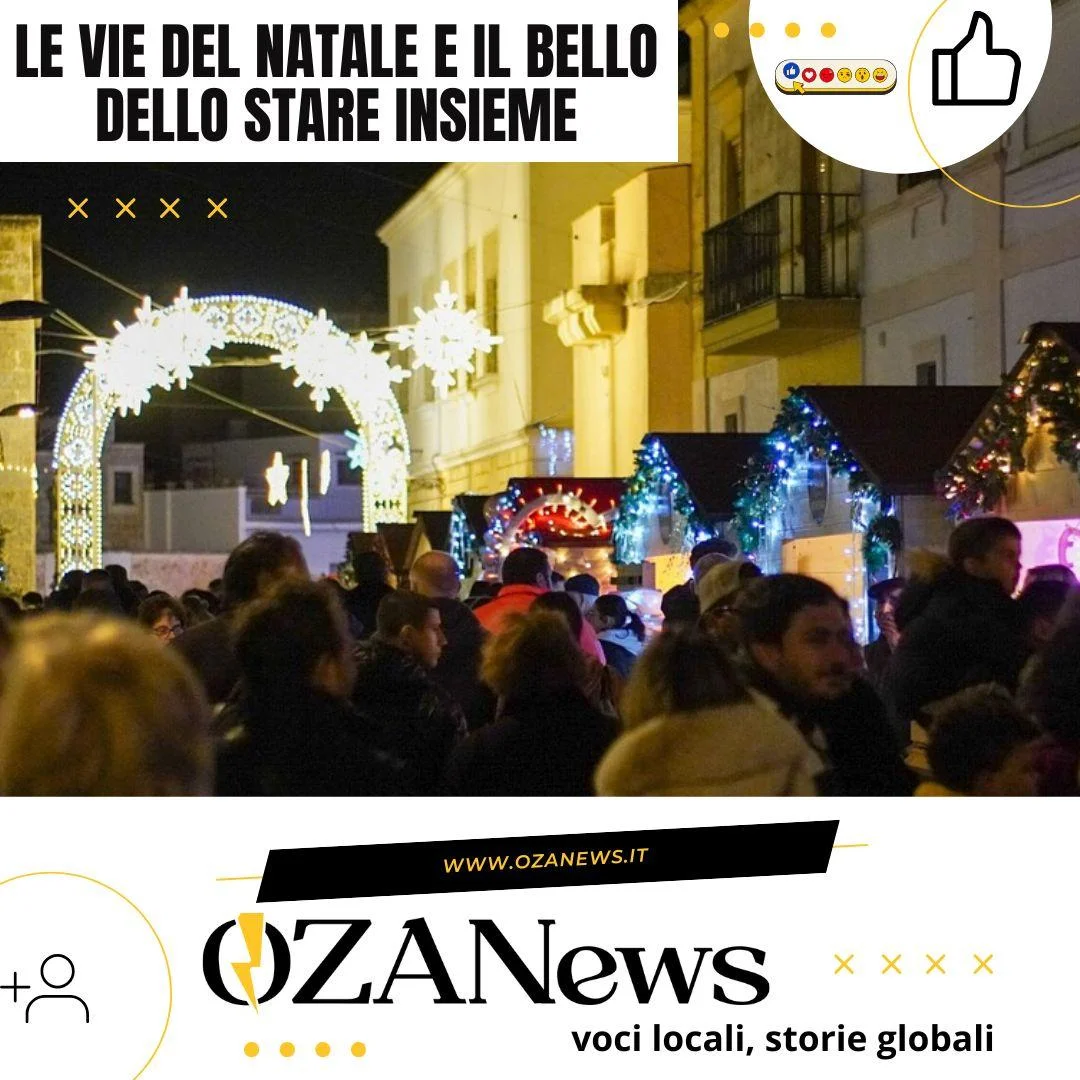 Le vie del Natale e il bello dello stare insieme
