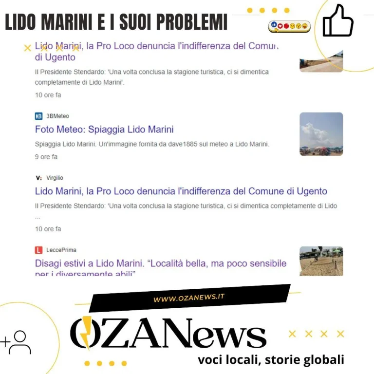Lido Marini su tutti i giornali: i motivi dei residenti