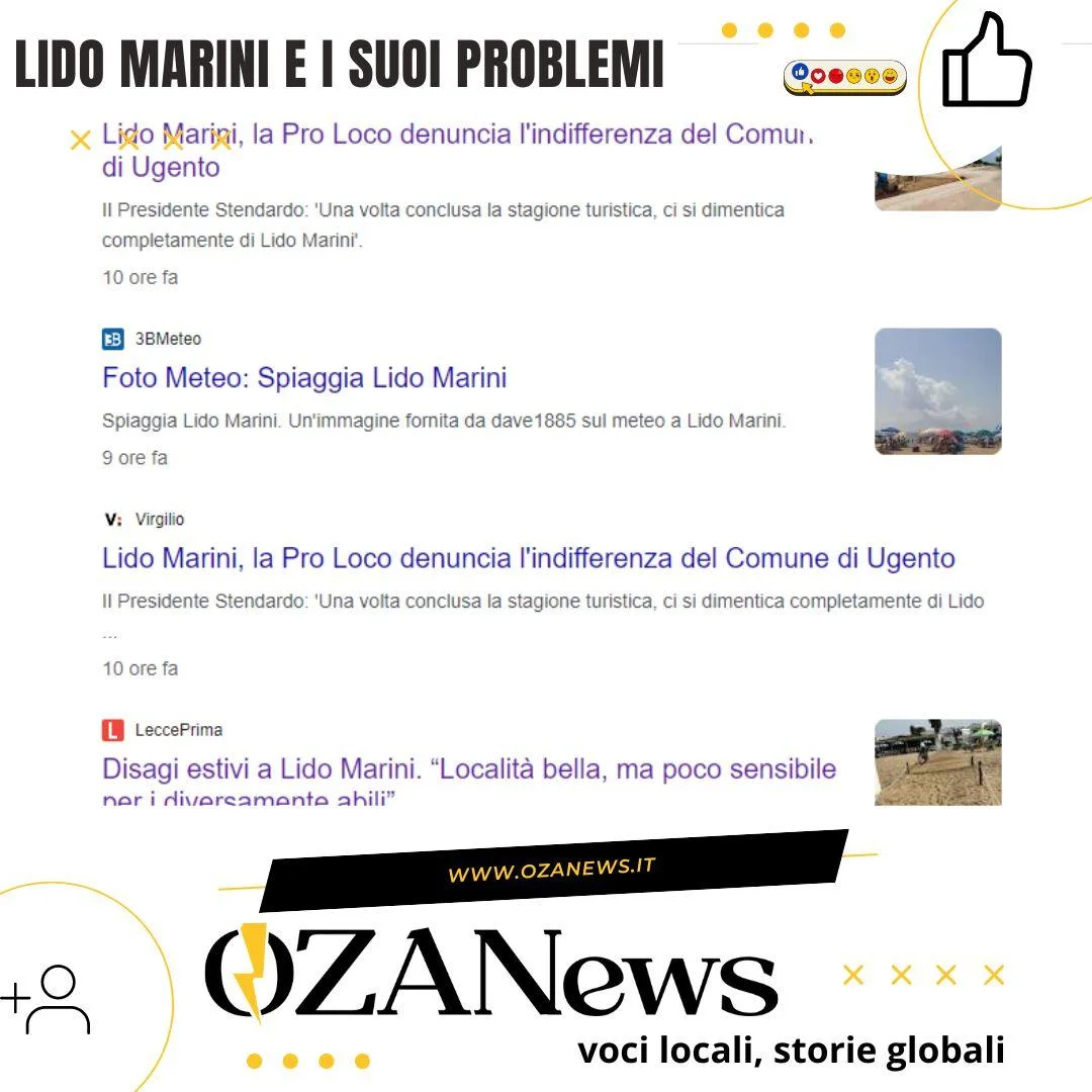 Lido Marini su tutti i giornali: i motivi dei residenti