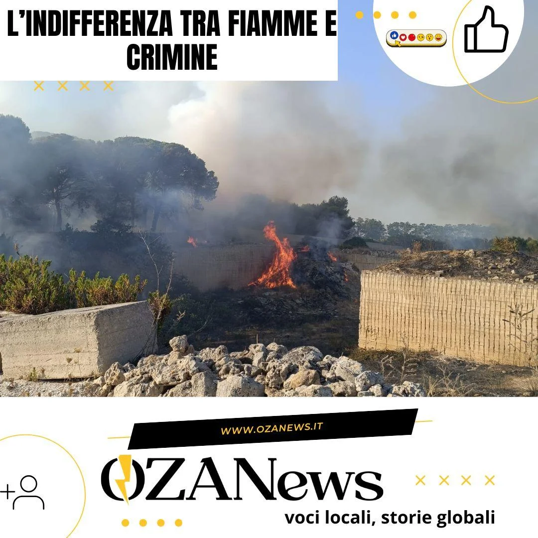 L’indifferenza tra fiamme e crimine