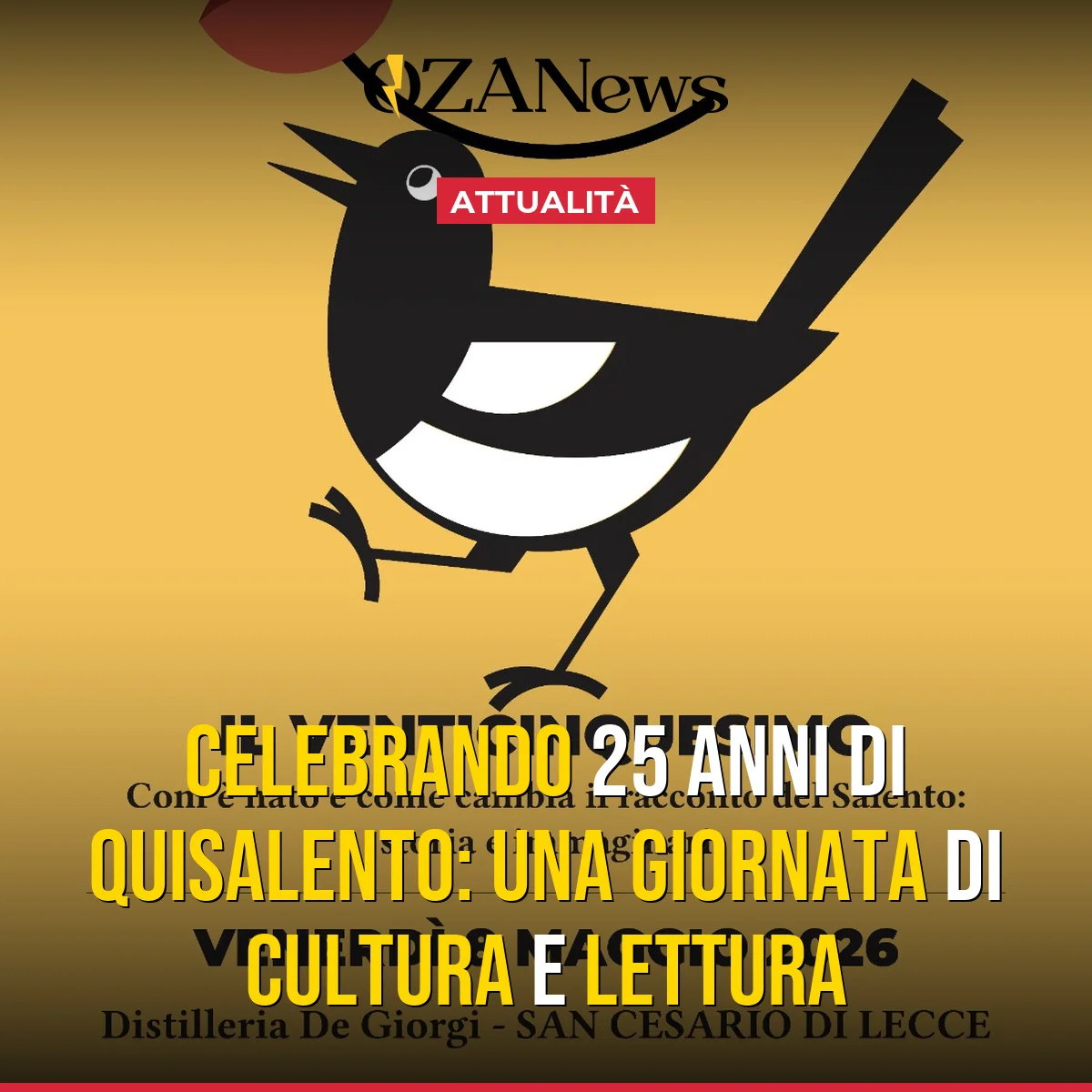 Celebrazione dei 25 anni di quiSalento a San Cesario