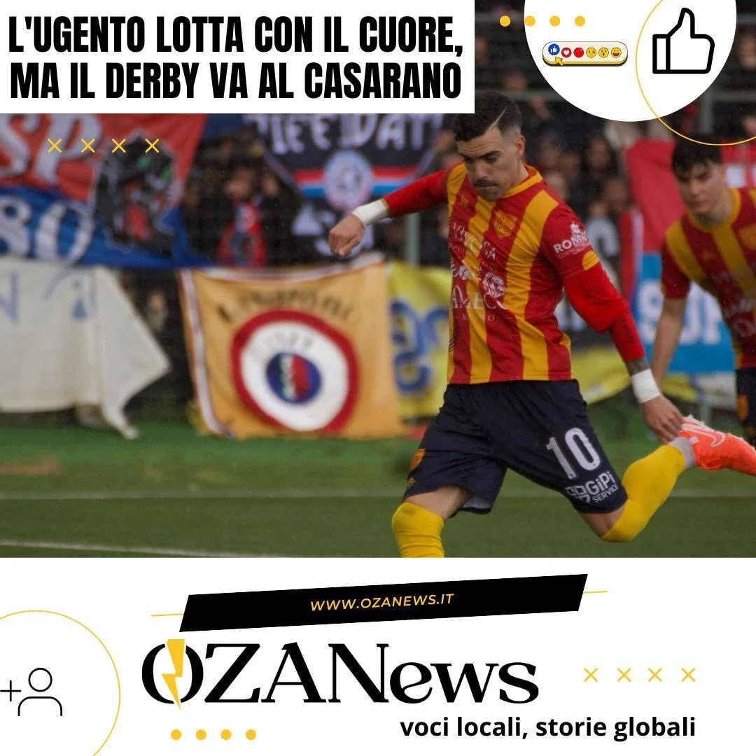 L’Ugento lotta con il cuore, ma il derby va al Casarano
