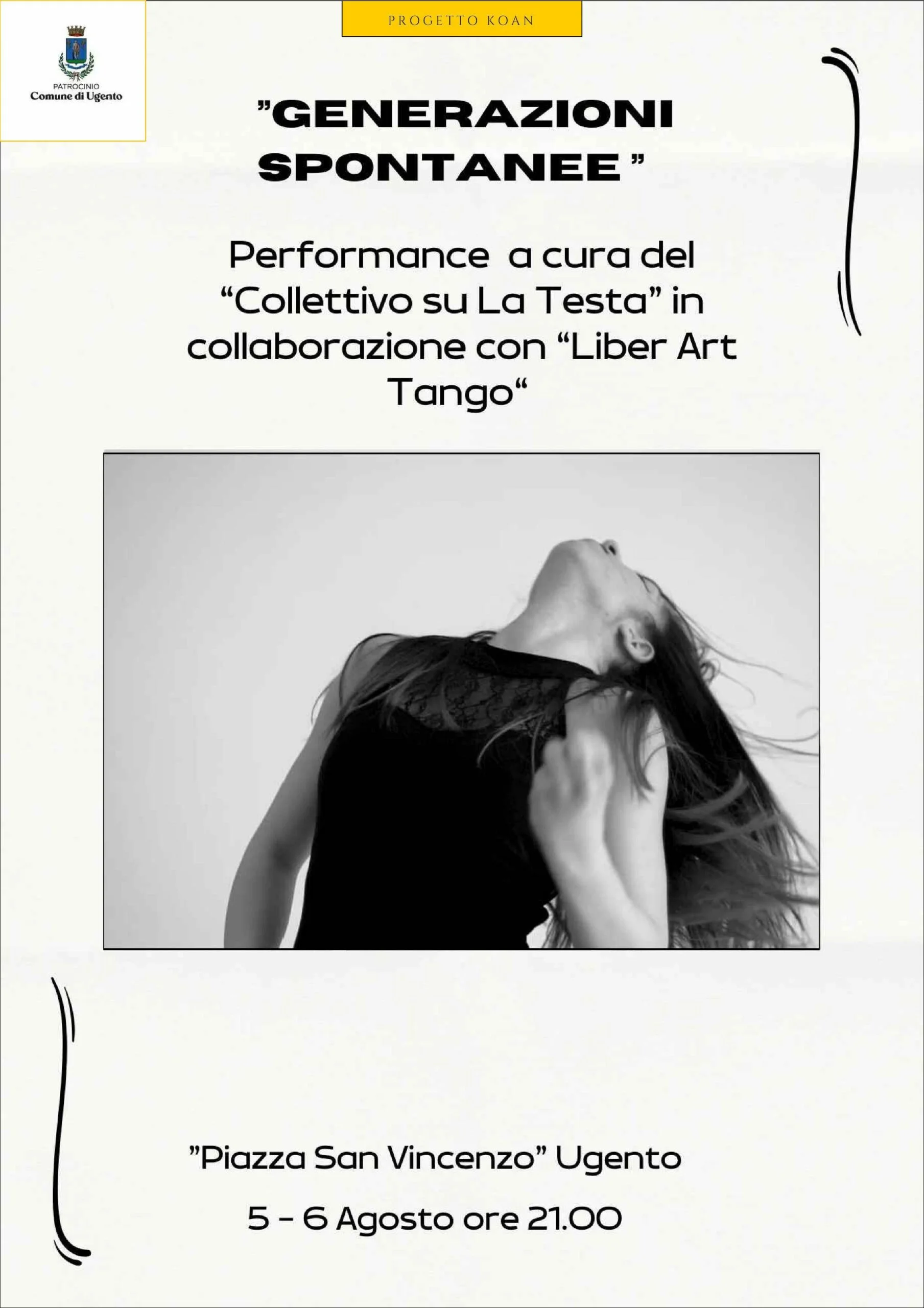 Danza e musica il 5 e 6 agosto in piazza San Vincenzo a Ugento