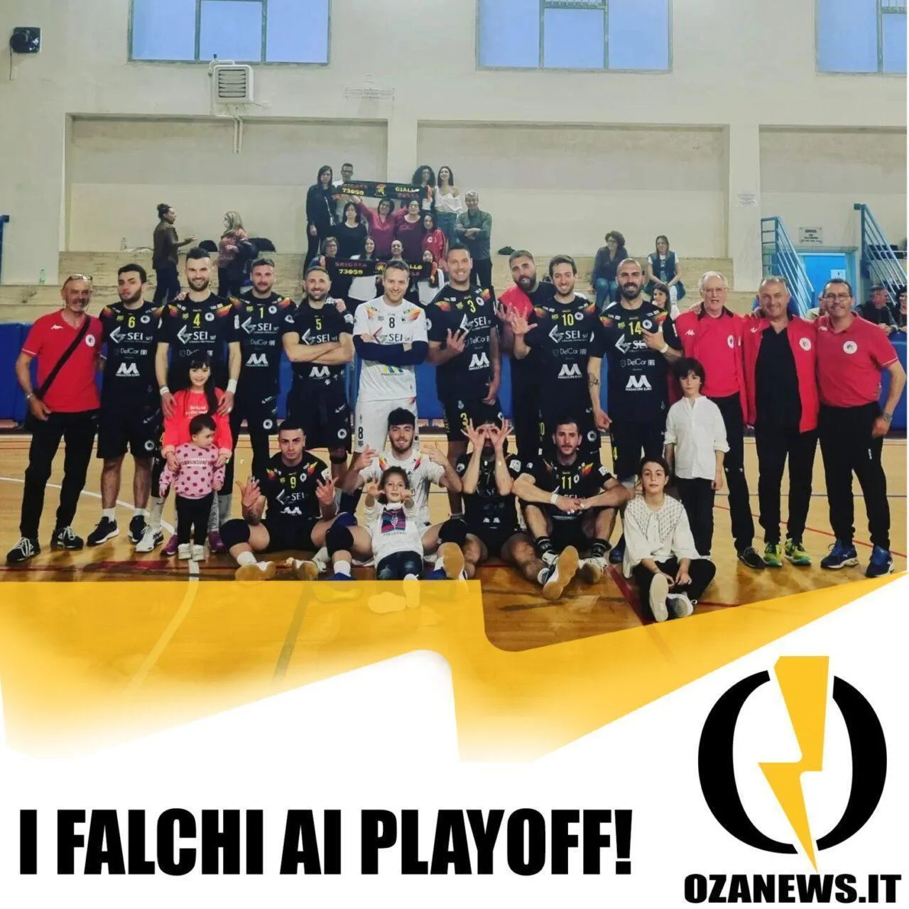 Finisce il campionato regolare di pallavolo: i falchi volano ai Playoff