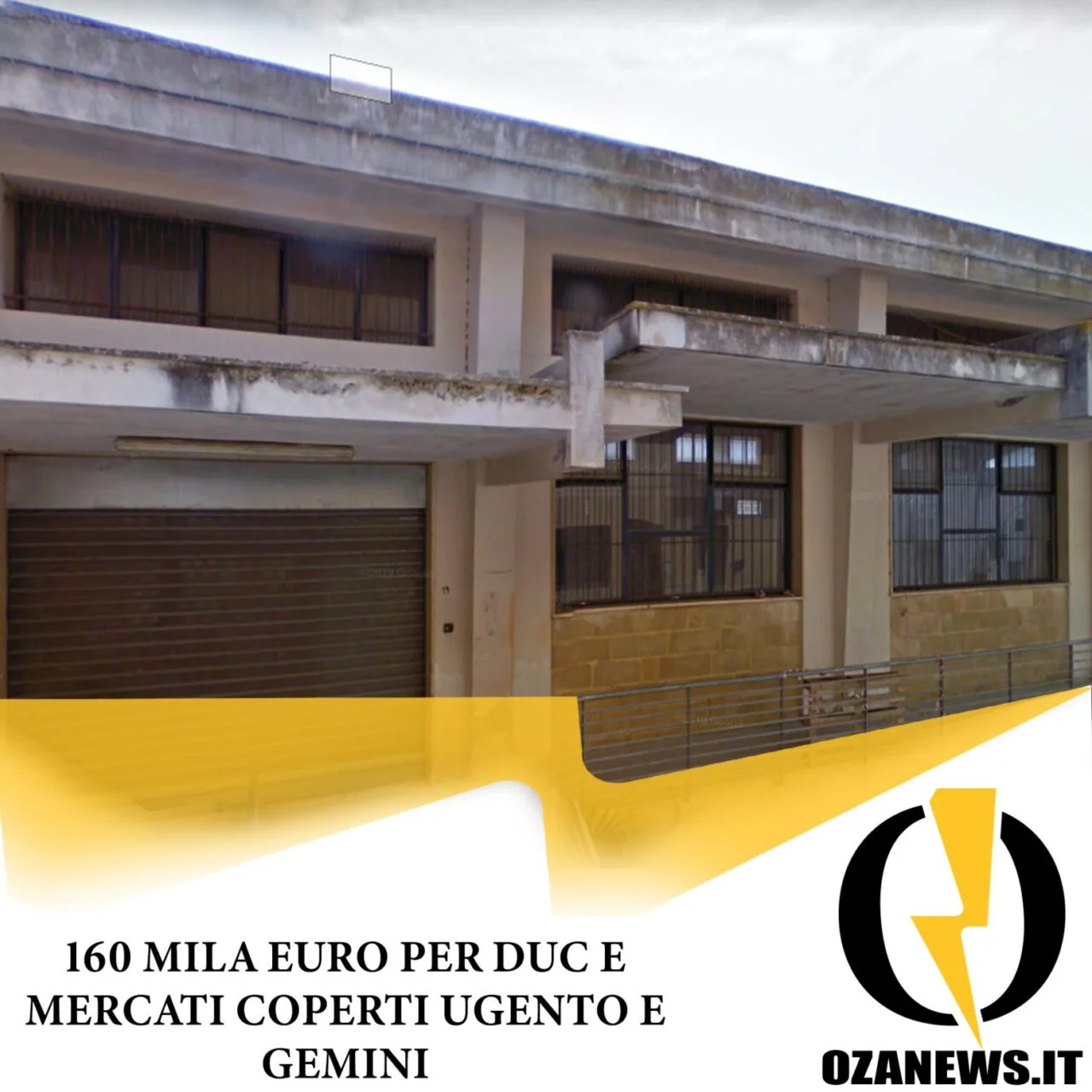 DUC e mercati coperti: recupero e manutenzione